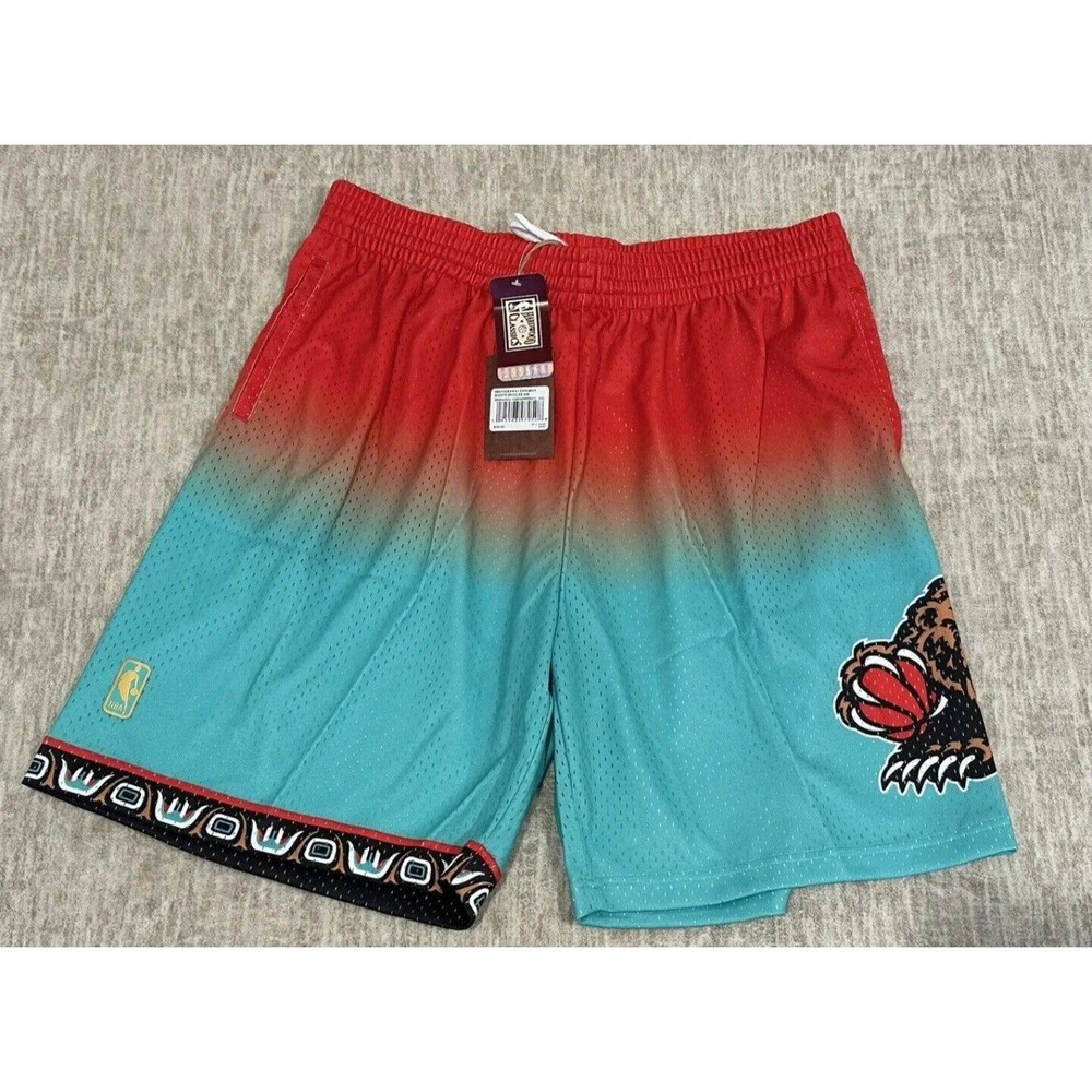 New Mitchell & Ness 1996 Vancouver Grizzlies NBA Men's Swingman Shorts Size XL